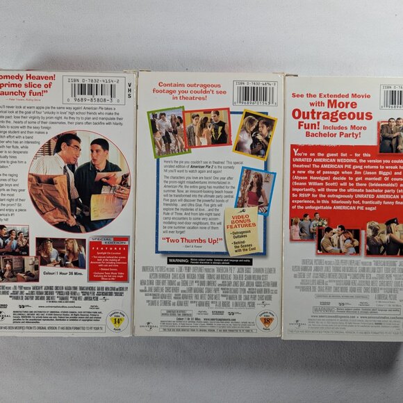 American Pie trilogy VHS special edition and party edition - Picture 3 of 9